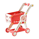 Maxbell Toy Shopping Cart Multifunctional Role Playing for Children Kids Development Red