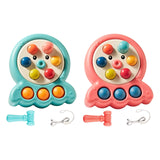 Maxbell Pounding Toys with Lanyard Whack Mole Game for Christmas Gift Children's Day blue