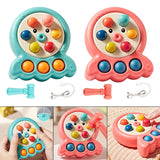 Maxbell Pounding Toys with Lanyard Whack Mole Game for Christmas Gift Children's Day blue