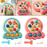 Maxbell Pounding Toys with Lanyard Whack Mole Game for Christmas Gift Children's Day blue