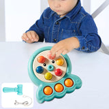 Maxbell Pounding Toys with Lanyard Whack Mole Game for Christmas Gift Children's Day blue