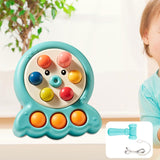 Maxbell Pounding Toys with Lanyard Whack Mole Game for Christmas Gift Children's Day blue