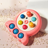 Maxbell Pounding Toys with Lanyard Whack Mole Game for Christmas Gift Children's Day red