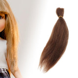 Maxbell Handcraft Doll Wig Sturdy DIY Crafts Doll Hair for DIY Craft DIY Doll Making