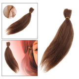 Maxbell Handcraft Doll Wig Sturdy DIY Crafts Doll Hair for DIY Craft DIY Doll Making
