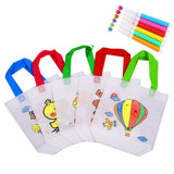 DIY Coloring Goodie Bag with Coloring Pens for Art Classes Boy Girl Children Fish