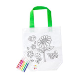 DIY Coloring Goodie Bag with Coloring Pens for Art Classes Boy Girl Children Flower Bird