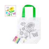 DIY Coloring Goodie Bag with Coloring Pens for Art Classes Boy Girl Children Flower Bird