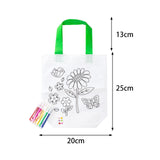 DIY Coloring Goodie Bag with Coloring Pens for Art Classes Boy Girl Children Flower Bird