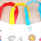 Maxbell 5 Pieces DIY Graffiti Bag with Coloring Pens for Ages 3-8 Years Old Boy Girl