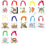 Maxbell 5 Pieces DIY Graffiti Bag with Coloring Pens for Ages 3-8 Years Old Boy Girl