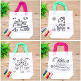 Maxbell 5 Pieces DIY Graffiti Bag with Coloring Pens for Ages 3-8 Years Old Boy Girl