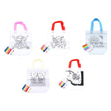 Maxbell 5 Pieces DIY Graffiti Bag with Coloring Pens for Ages 3-8 Years Old Boy Girl
