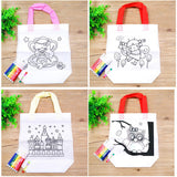 Maxbell 5 Pieces DIY Graffiti Bag with Coloring Pens for Ages 3-8 Years Old Boy Girl