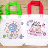 Maxbell 5 Pieces DIY Graffiti Bag with Coloring Pens for Ages 3-8 Years Old Boy Girl