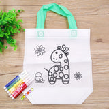 Maxbell 5 Pieces DIY Graffiti Bag with Coloring Pens for Ages 3-8 Years Old Boy Girl