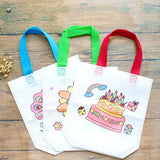 Maxbell 5 Pieces DIY Graffiti Bag with Coloring Pens for Ages 3-8 Years Old Boy Girl