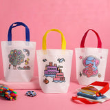 Maxbell 5 Pieces DIY Graffiti Bag with Coloring Pens for Ages 3-8 Years Old Boy Girl