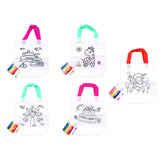 Maxbell 5 Pieces DIY Graffiti Bag with Coloring Pens for Ages 3-8 Years Old Boy Girl