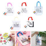 Maxbell 5 Pieces DIY Graffiti Bag with Coloring Pens for Ages 3-8 Years Old Boy Girl