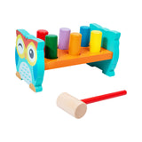 Maxbell Pounding Bench Wooden Toys with Mallet Pounding Bench Toy for Girls and Boys
