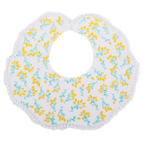 Maxbell Drool Bib Absorbent Adjustable Lace Feeding Bibs for Boys Girls Infant Gifts Flower