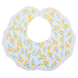 Maxbell Drool Bib Absorbent Adjustable Lace Feeding Bibs for Boys Girls Infant Gifts Flower