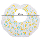 Maxbell Drool Bib Absorbent Adjustable Lace Feeding Bibs for Boys Girls Infant Gifts Flower