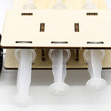 Maxbell Hydraulic Lifting Excavator Toy Wood Toy Novelty for Ages 8-12 Teaching Tool