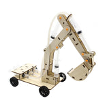 Maxbell Hydraulic Lifting Excavator Toy Wood Toy Novelty for Ages 8-12 Teaching Tool