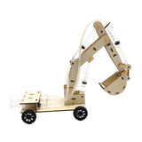 Maxbell Hydraulic Lifting Excavator Toy Wood Toy Novelty for Ages 8-12 Teaching Tool