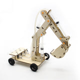 Maxbell Hydraulic Lifting Excavator Toy Wood Toy Novelty for Ages 8-12 Teaching Tool