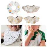 Maxbell Muslin Bandana Drool Bibs Handmade Drool Burp Bibs for Infant Birthday Gifts Flower