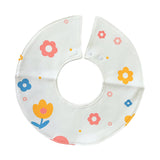Maxbell Muslin Bandana Drool Bibs Handmade Drool Burp Bibs for Infant Birthday Gifts Flower