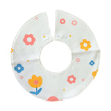 Maxbell Muslin Bandana Drool Bibs Handmade Drool Burp Bibs for Infant Birthday Gifts Flower
