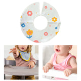 Maxbell Muslin Bandana Drool Bibs Handmade Drool Burp Bibs for Infant Birthday Gifts Flower