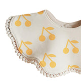 Maxbell Muslin Bandana Drool Bibs Handmade Drool Burp Bibs for Infant Birthday Gifts Cherry