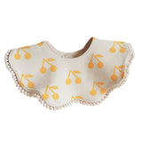Maxbell Muslin Bandana Drool Bibs Handmade Drool Burp Bibs for Infant Birthday Gifts Cherry