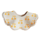Maxbell Muslin Bandana Drool Bibs Handmade Drool Burp Bibs for Infant Birthday Gifts Cherry