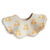 Maxbell Muslin Bandana Drool Bibs Handmade Drool Burp Bibs for Infant Birthday Gifts Cherry