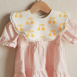 Maxbell Muslin Bandana Drool Bibs Handmade Drool Burp Bibs for Infant Birthday Gifts Cherry