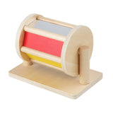 Maxbell Rotating Drum Toy Roller Rolling Textile Drum for Baby 1-3 Year Old Children