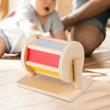 Maxbell Rotating Drum Toy Roller Rolling Textile Drum for Baby 1-3 Year Old Children