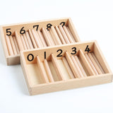 Maxbell Montessori Spindle Box Counting Counting Sticks 3 -6 Year Olds Teaching Aids