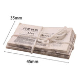Maxbell Miniature Newspaper Educational Toy Ornaments 1:12 Scale Dollhouse Newspaper