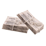 Maxbell Miniature Newspaper Educational Toy Ornaments 1:12 Scale Dollhouse Newspaper