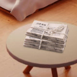 Maxbell Miniature Newspaper Educational Toy Ornaments 1:12 Scale Dollhouse Newspaper