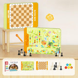 Magnetic Number Maze Chess Game for Boys Girls Fine Motor Skills Educational forest fly chess