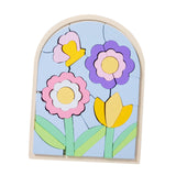 Maxbell Wooden Jigsaw Puzzles Colors and Shapes Cognition for Toddlers Children Baby Style C