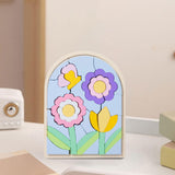 Maxbell Wooden Jigsaw Puzzles Colors and Shapes Cognition for Toddlers Children Baby Style C